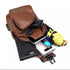 Men's 3D Fashion Shoulder Sling Back Pack - Black
